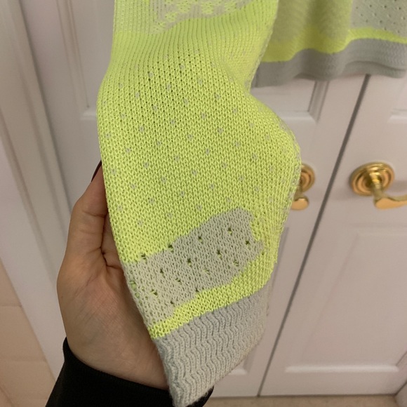 Opening Ceremony Neon Yellow Knit Sweater - Picture 8 of 14